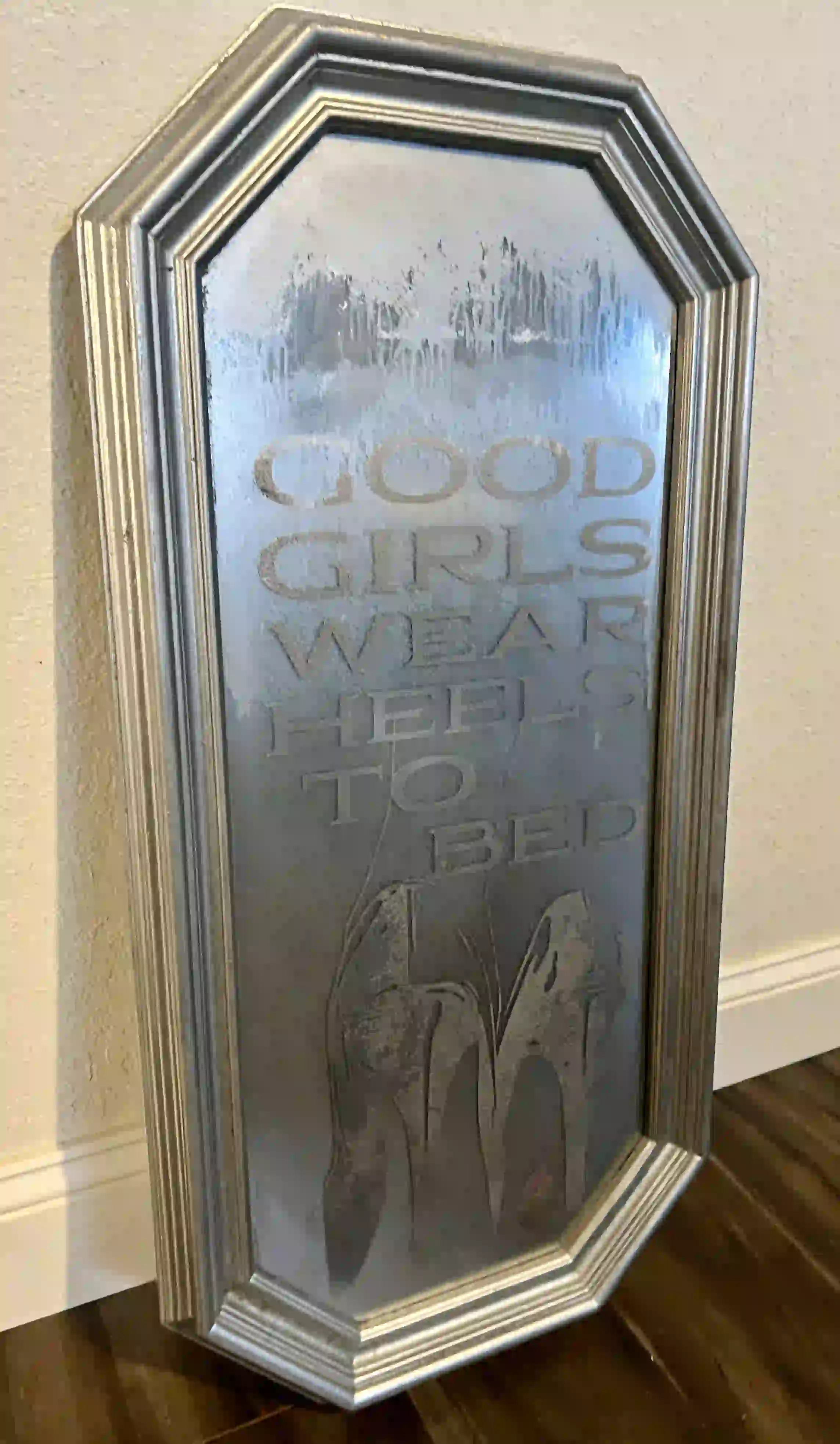 Good Girls spray-painted artwork